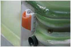 ... am Modell im Rohbau und...