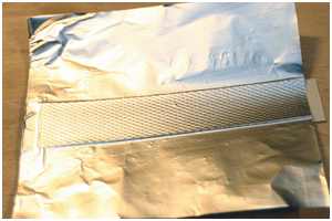 Rautenblechimitation