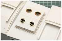 Bullaugen mit Schutzgitter