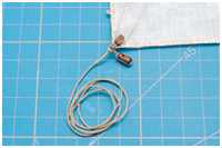 Tauenden mit Stopperknoten