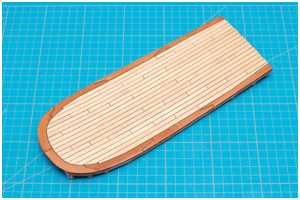 Leisten für Decksbeplankung