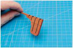 Kalfaterung mit Bleistift