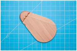 Kalfaterung mit Bleistift