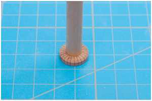 Kalfaterung mit Bleistift