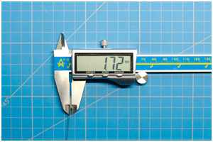 Dicke der Kalfaterung ermitteln