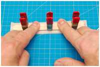 Kalfaterung mit Pappe