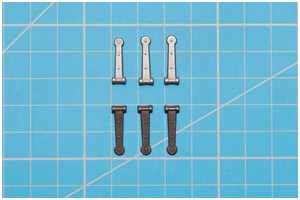 imitierte Metallbeschläge