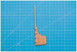 Scharnierb&auml;nder und Fingerlinge am Ruder