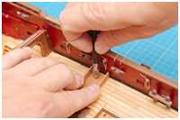 unsichtbare Befestigung von Details