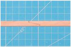 Laschungen in Leisten einarbeiten