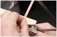 Laschungen in Leisten einarbeiten