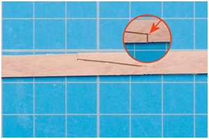 Laschungen in Leisten einarbeiten