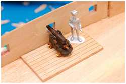 Position von Stückpforten