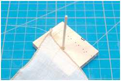 Segel mit Liektau einfassen