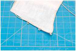 Segel mit Liektau einfassen