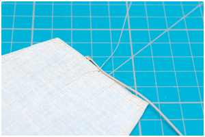 Segel mit Liektau einfassen