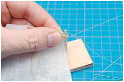 Segel mit Liektau einfassen