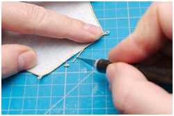 Segel mit Liektau einfassen