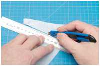 Zuschneiden der Segel