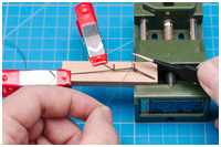 Nagelbank für gestroppte Blöcke