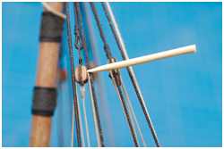 Steifsetzen von laufenden Gut