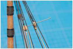 Steifsetzen von laufenden Gut