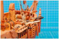 Steifsetzen von laufenden Gut