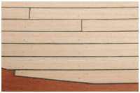 Bohrungen markieren mit Schablone und Nadel