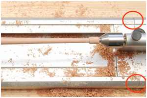 Spitzenweite der Drechselbank verl&auml;ngern