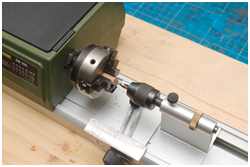 Spitzenweite der Drechselbank verl&auml;ngern