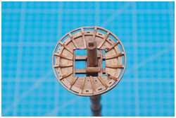 Details im Kreis kleben