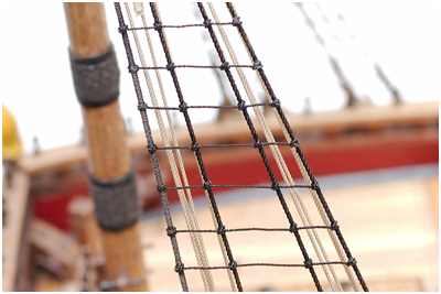 Taue und Knoten mit Sekundenkleber fixieren