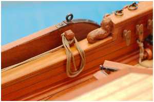 Taue versteift mit Ballenmattierung