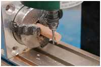 Arbeiten mit der Mikrofr&auml;se MF70