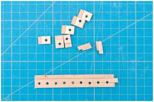 Plankenklemmen für Außenbeplankung