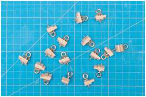 Plankenklemmen für Außenbeplankung