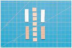 Klebehilfe für Treppenstufen